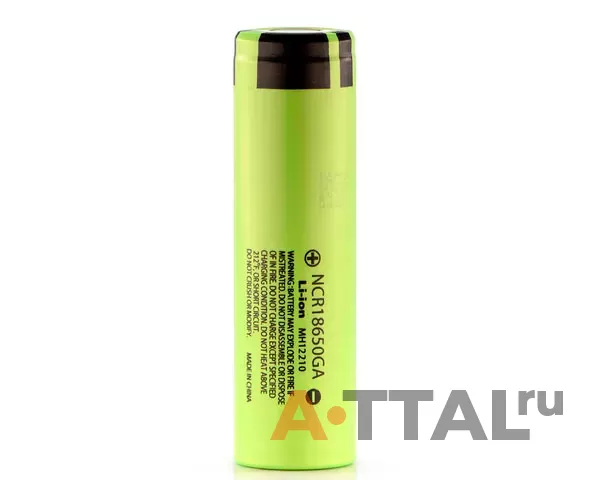 Аккумулятор Panasonic NCR18650GA 3500mAh 3,7V 10A Li-Ion Green фото 1