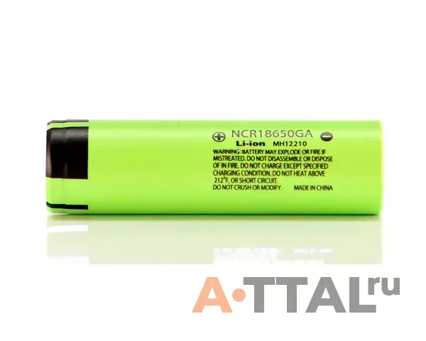 Аккумулятор Panasonic NCR18650GA 3500mAh 3,7V 10A Li-Ion Green фото 3