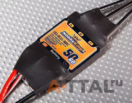 Регулятор хода 50A ESC (Hobby, HOSS60A) фото 1