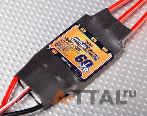Регулятор хода 60A ESC (Hobby, HOSS70A) фото 1