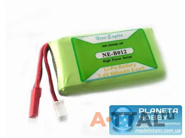 Аккумулятор 7.4V 800 mAh 2s Nine Eagles Li-Polimer battery (NE11010640) фото 1