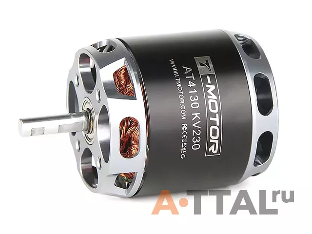 Мотор T-Motor AT4130 KV300 6-12S 3200W для самолетов фото 3