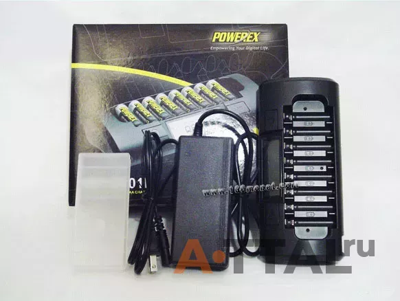 Зарядное устройство Powerex MH-C801D-E w/Euro cable (MH-C801D-E) фото 4