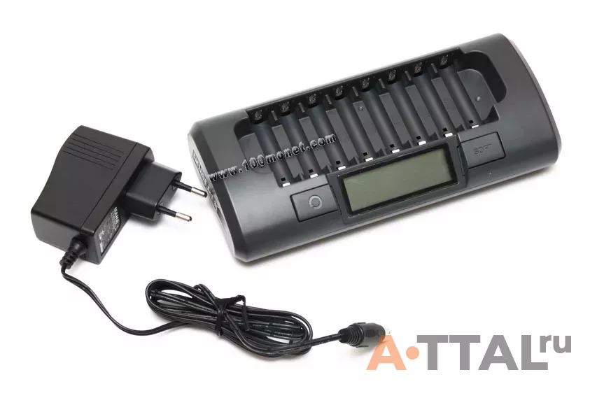 Зарядное устройство Powerex MH-C800S-E 8 AA/AAA LCD Euro (MH-C800S-E) фото 3