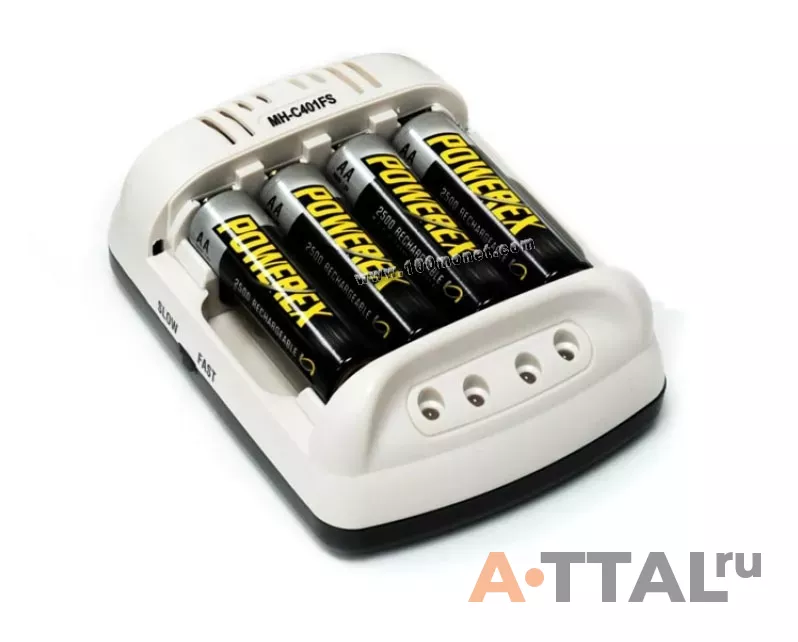 Зарядное устройство Powerex MH-C401FS-DC (MH-C401FS-DCWE) фото 3