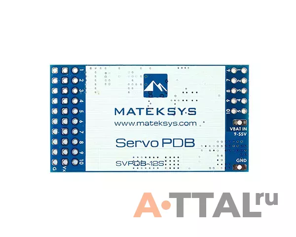 Стабилизатор напряжения Matek Servo PDB, w/ 12A BEC 9-55V to 5/6/8V фото 1