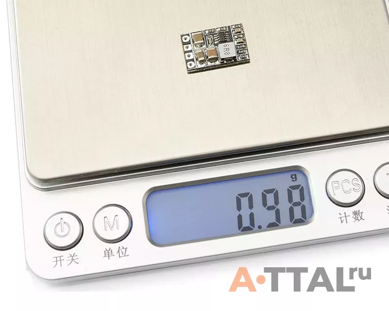 Стабилизатор напряжения Matek Micro BEC 7-21V to 5V/12V-ADJ, 1.5A фото 4