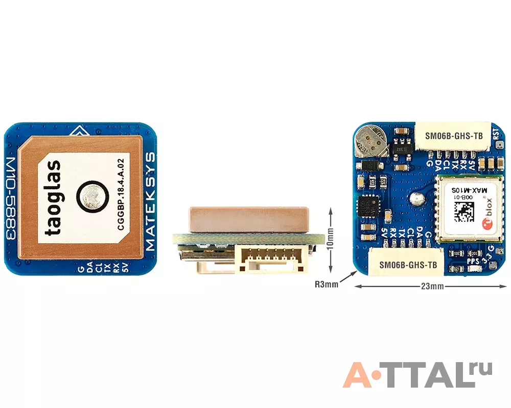 GPS датчик и компас Matek M10-5883 GNSS & Compass фото 3