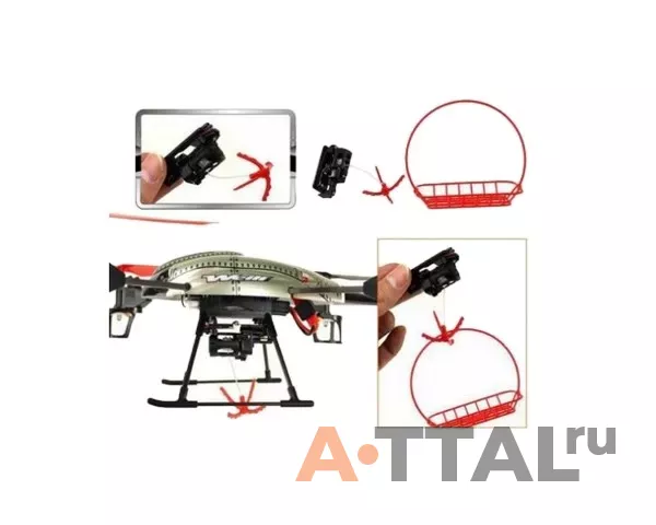 Квадрокоптер WLToys Rescue V999 с подъёмным краном р/у 2.4Ghz фото 4