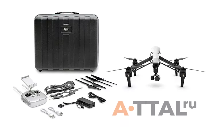 Квадрокоптер DJI Inspire 1 V2.0 с камерой Zenmuse X3 4K (1 пульт) фото 2
