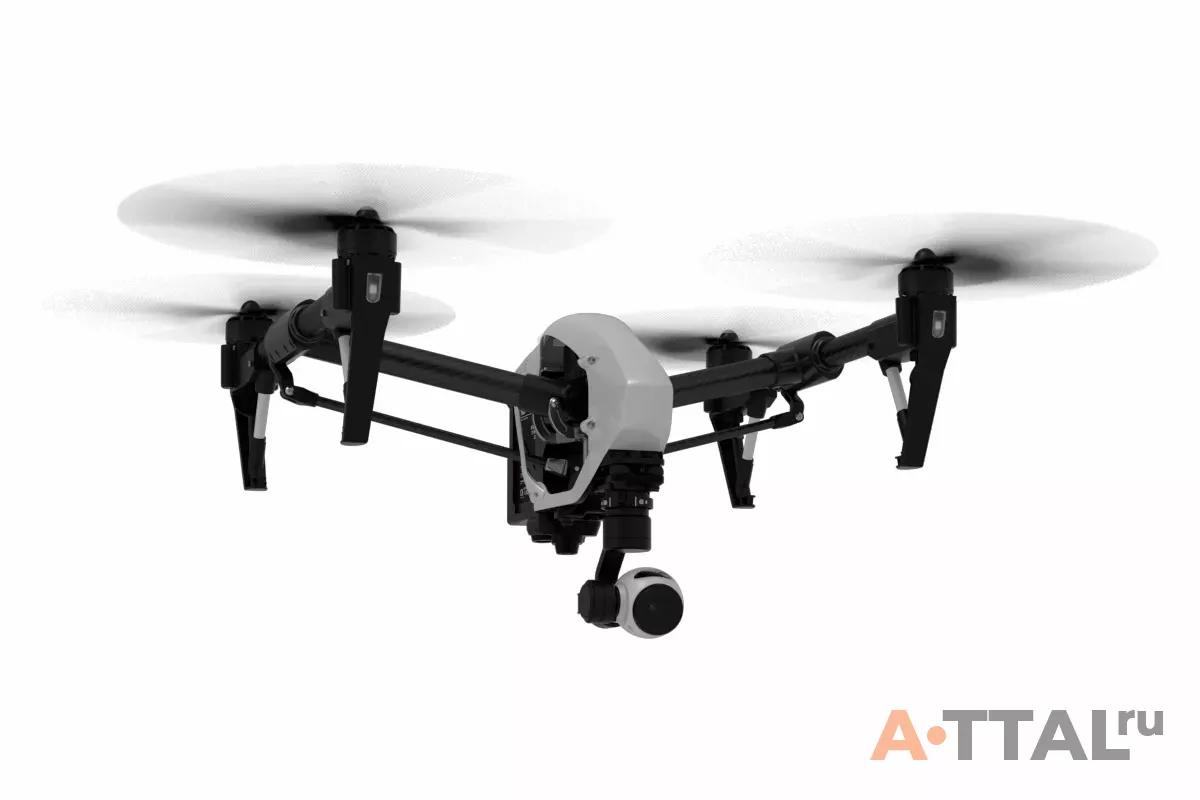 Квадрокоптер DJI Inspire 1 V2.0 с камерой Zenmuse X3 4K (1 пульт) фото 3