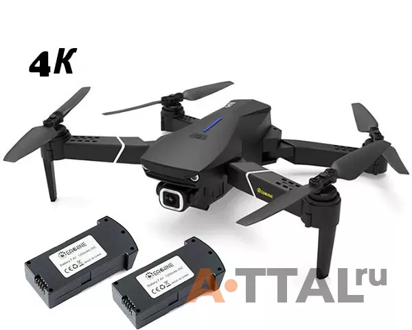 Квадрокоптер Eachine E520S с GPS, 5G 4K камерой (складной) с 3мя АКБ фото 1