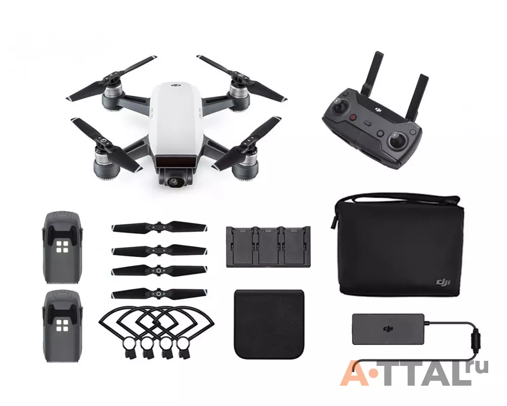 Квадрокоптер DJI Spark Combo (Alpine White) фото 1