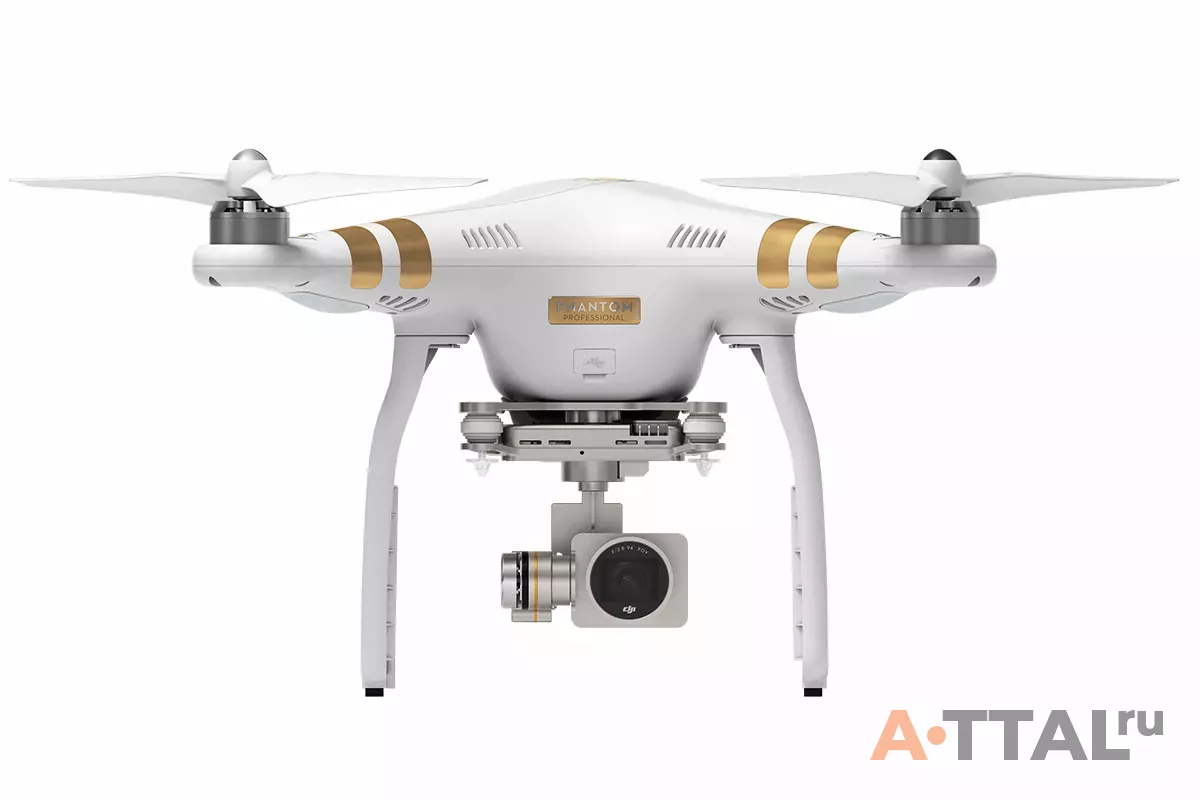 Квадрокоптер DJI Phantom 3 Professional с 3х-осевым подвесом, 4K камерой (DJI-PHANTOM-3-PRO) фото 1