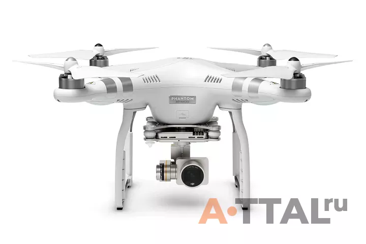 Квадрокоптер DJI Phantom 3 Advanced с 3х-осевым подвесом, HD камерой (DJI-PHANTOM-3-ADV) фото 1