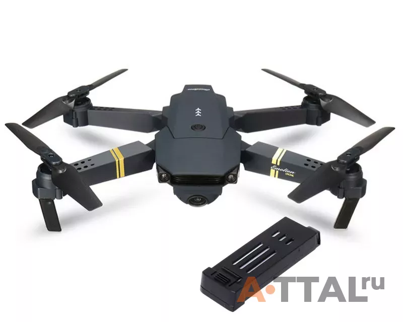Квадрокоптер Eachine E58 с 2MP HD Wi-Fi камерой и FPV (складной) с 2мя АКБ фото 1