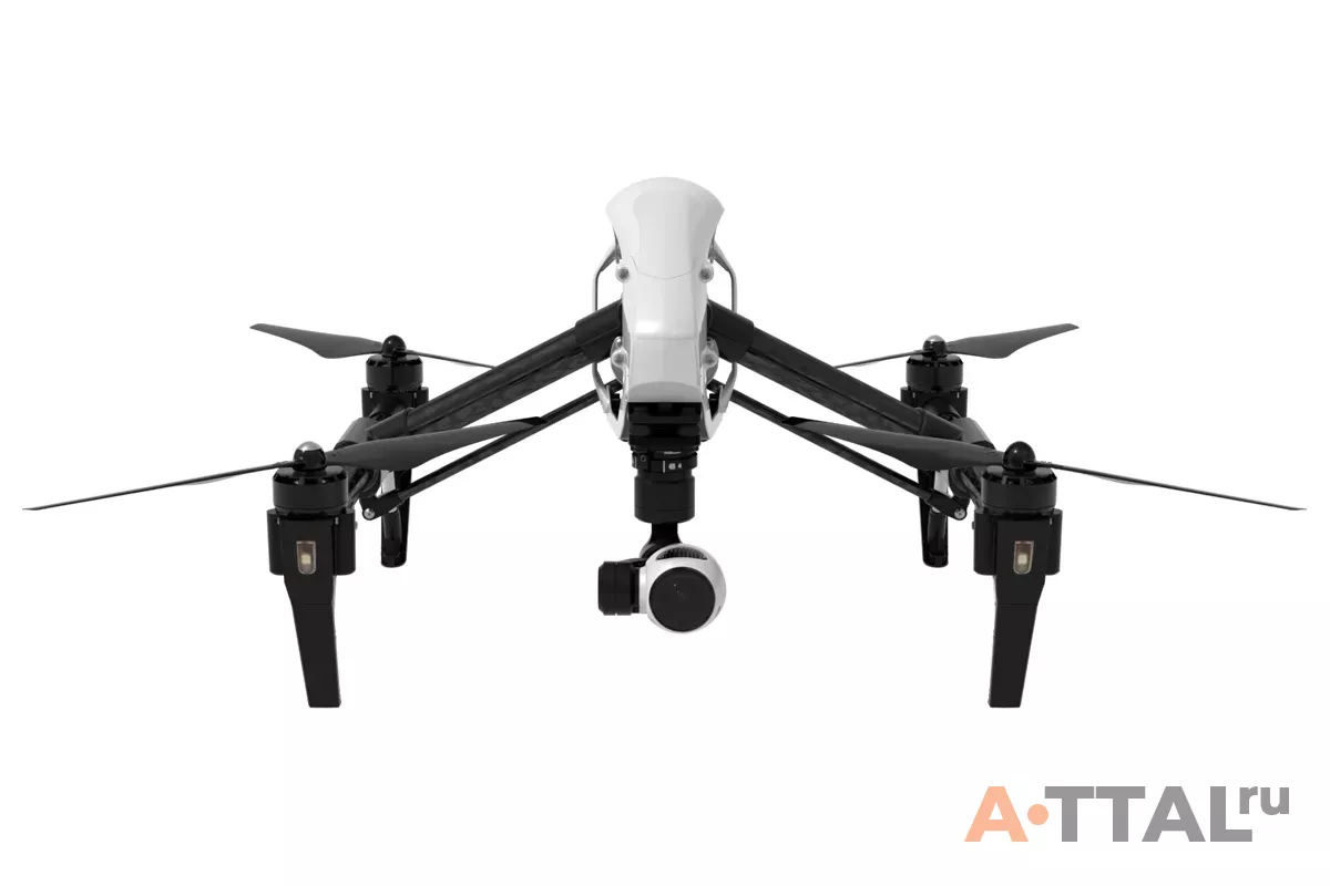 Квадрокоптер DJI Inspire 1 с UHDTV камерой (2 пульта управления) фото 1
