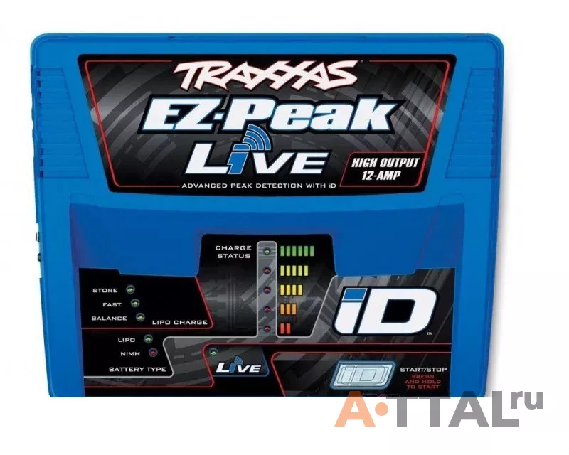 Комплект Traxxas EZ-Peak Live 100-240 В 12 А 100 Вт 2971 +  2 шт LiPO 14,8 В 6700 мAh 4S 25C 2890X (2993) фото 2