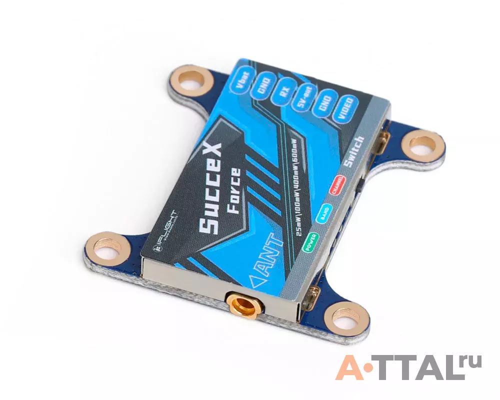 Видеопередатчик iFlight SucceX Force 5.8GHz 600mW VTX Adjustable фото 1
