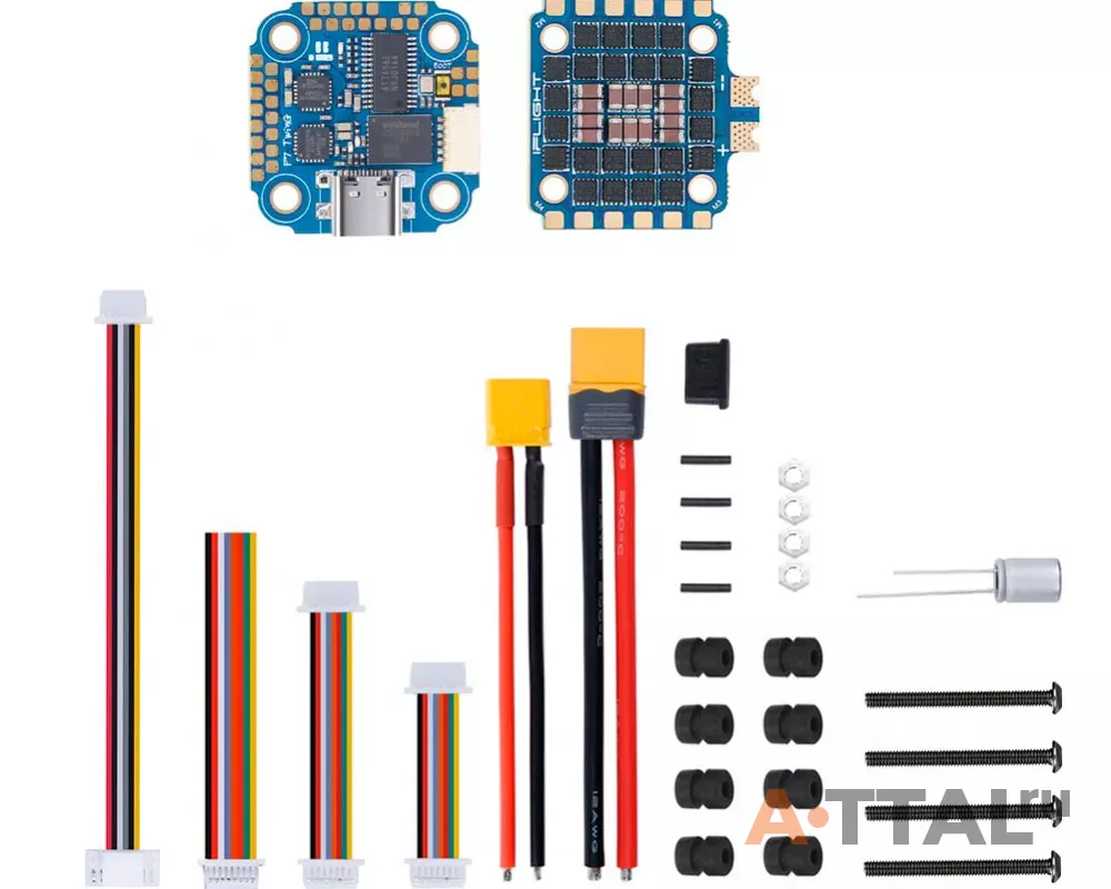 Полётный стек iFlight SucceX-D Mini F7 45A (20*20, 8 Pin) - (FC07526, SE09879) фото 2