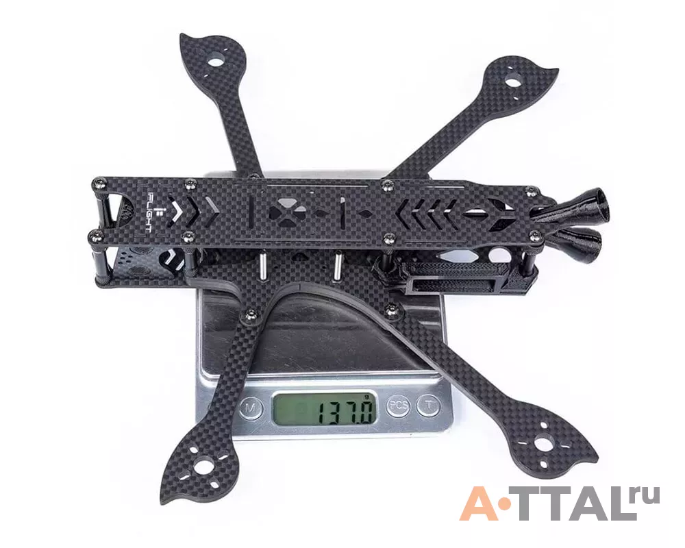 Рама квадрокоптера iFlight DC5 HD Freestyle Frame 5'' for DJI FPV Air Unit фото 3