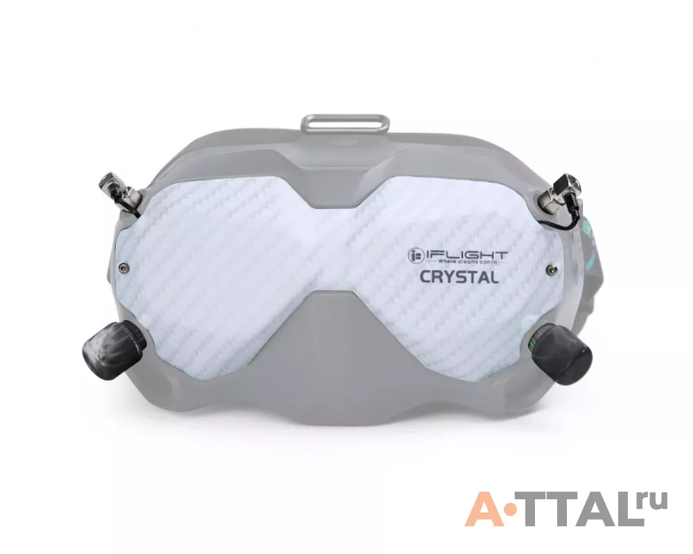 Антенна iFlight Crystal HD Patch 5.8GHz Directional Antenna (LHCP - White Carbon) фото 1