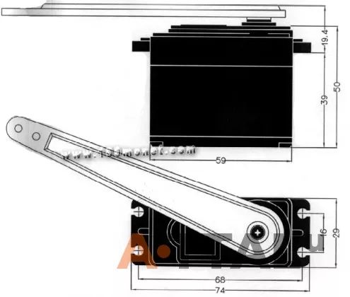 Сервопривод Hitec HS-765HB фото 2