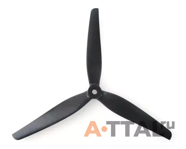 Пропеллер HQProp 7x4.5x3 MacroQuad Prop (1CCW+1CW) Glass Fiber Nylon (Black) фото 2