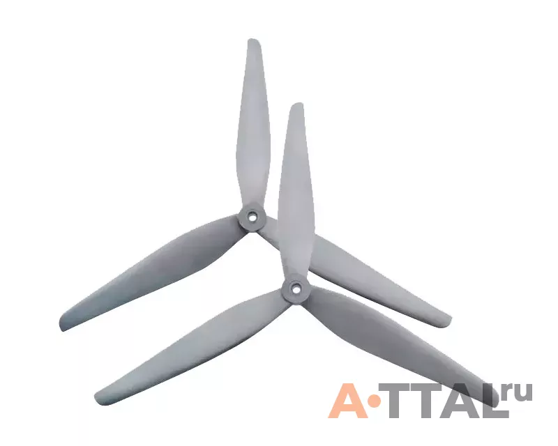 Пропеллер HQProp 11x4.5x3 MacroQuad Prop (1CCW+1CW) Glass Fiber Reinforced Nylon (Black) фото 1