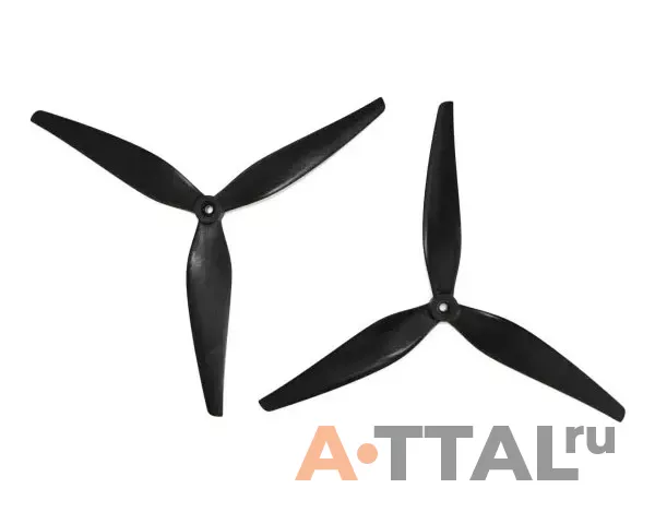 Пропеллер HQProp 10x5.5x3 MacroQuad Prop (1CCW+1CW) Glass Fiber Reinforced Nylon (Black) фото 1