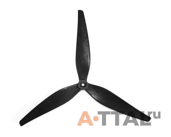 Пропеллер HQProp 10x5.5x3 MacroQuad Prop (1CCW+1CW) Glass Fiber Reinforced Nylon (Black) фото 2