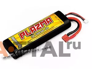 Аккумулятор 7.4V 3000mAh 20C Li-Po Round Case Stick (HPI Plazma, HPI101940) фото 1