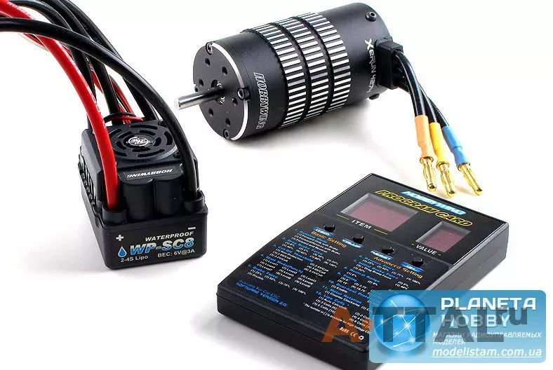 Бесколлекторная система HobbyWing EZRUN COMBO-SC-C4 4274-2000KV-120A для автомоделей (HW81030220) фото 1