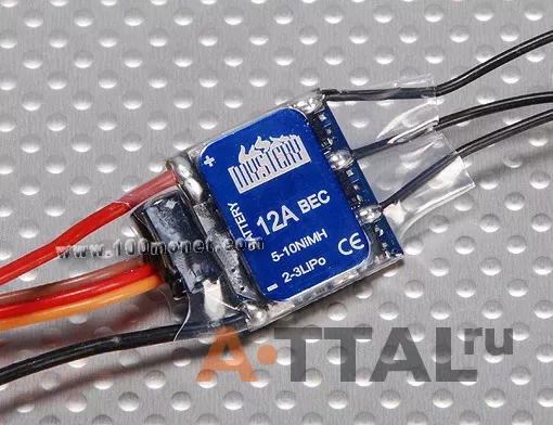 Регулятор хода 12A Mystery Brushless Speed Controller (HO12ABEC) фото 1