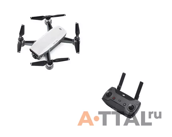 Квадрокоптер DJI Spark Combo (Alpine White) и видеоочки DJI Goggles фото 3