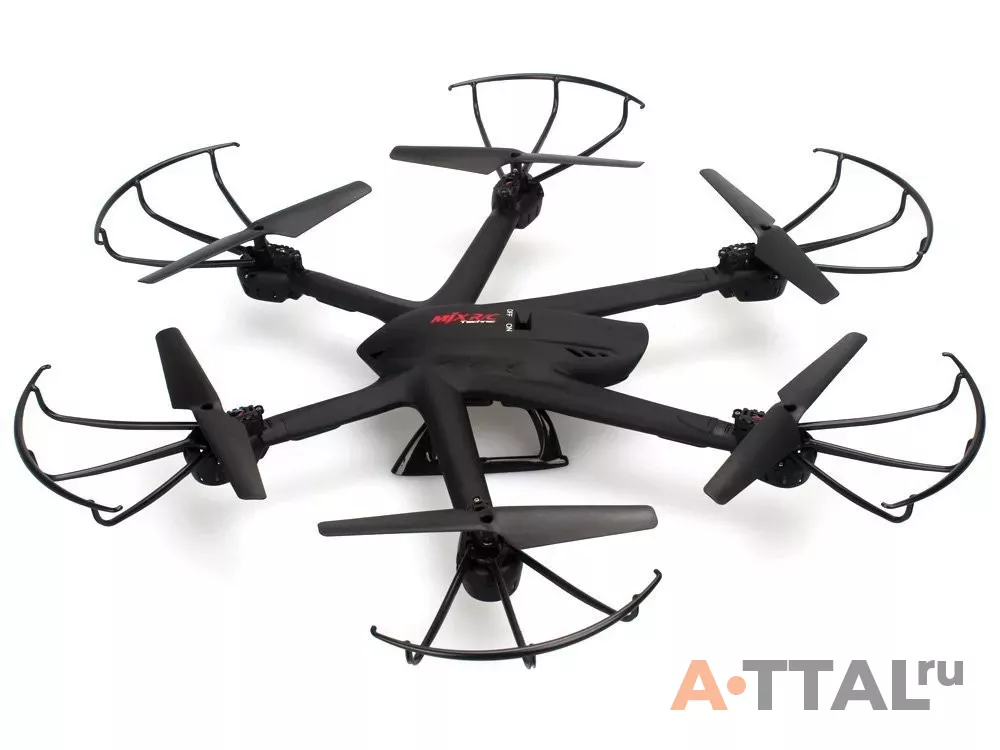 Гексакоптер MJX X600 с FPV камерой черный RTF фото 2