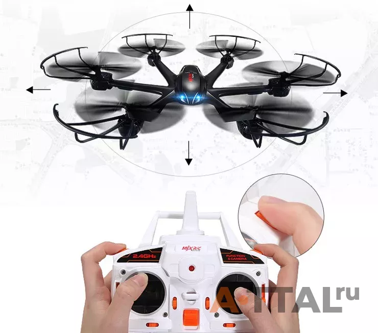 Гексакоптер MJX X600 с FPV камерой черный RTF фото 3