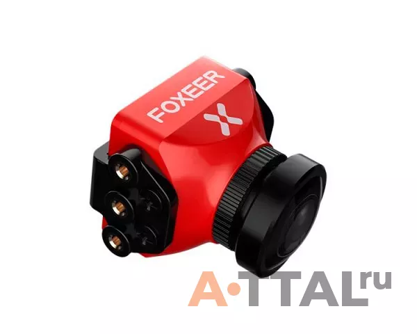 Камера FPV Foxeer Mini Predator 5 Racing 4ms Latency Super WDR (2.1mm, Red) фото 1