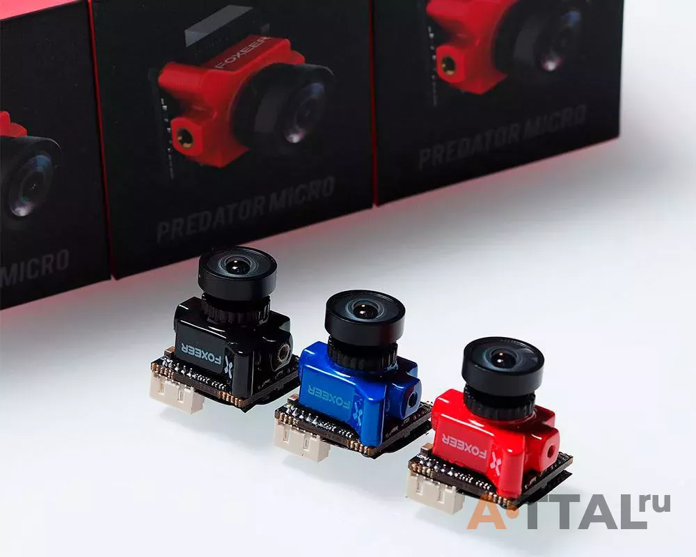 Камера FPV Foxeer Micro Predator 5 M8 Lens 4ms Latency Super WDR (Black - Case) фото 3