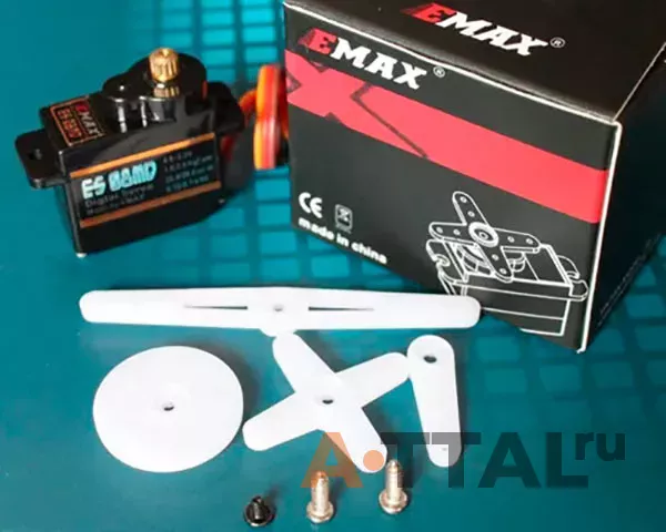 Сервопривод микро 13г Emax ES08MD II 2.0кг/0.10сек цифровой фото 2