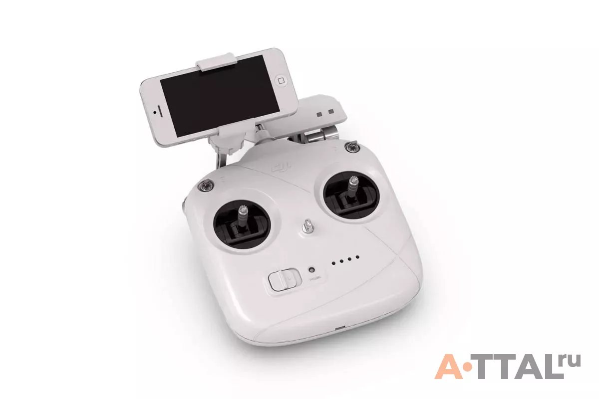 Квадрокоптер DJI Phantom 2 Vision+ с подвесом и камерой 14Мп, две батареи, кейс, видеосигнал до 2км, управление до 2км фото 3