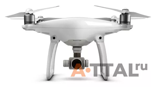 Квадрокоптер DJI Phantom 4 с подвесом, 4K камерой и двумя дополнительными аккумуляторами фото 4