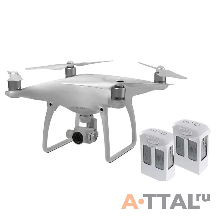 Квадрокоптер DJI Phantom 4 Pro V2.0 с 3мя аккумуляторами фото 1