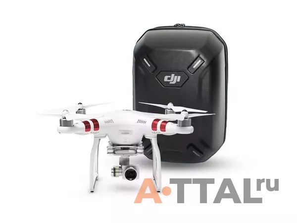 Квадрокоптер DJI Phantom 3 Standard с 3х-осевым подвесом, 2.7K камерой и рюкзаком фото 1