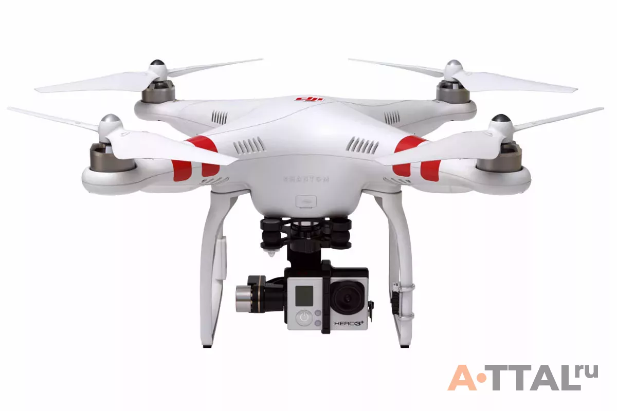Квадрокоптер DJI Phantom 2 без подвеса фото 2