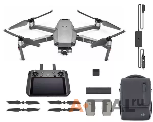 Квадрокоптер DJI Mavic 2 Zoom Fly More Combo (DJI Smart Controller) фото 1
