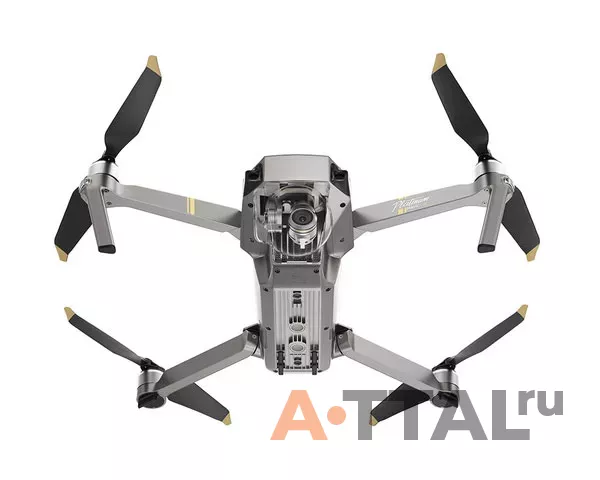 Квадрокоптер DJI Mavic Pro Platinum Fly More Combo (+2 батареи, рюкзак, авто ЗУ, доп. пропеллеры) фото 2