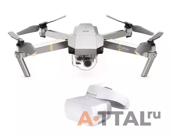 Квадрокоптер DJI Mavic Pro Platinum и видеоочки DJI Goggles фото 1