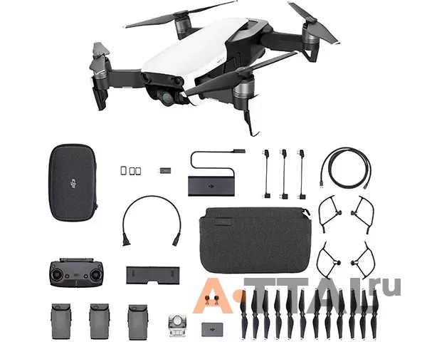 Квадрокоптер DJI Mavic Air Fly More Combo Arctic White фото 1