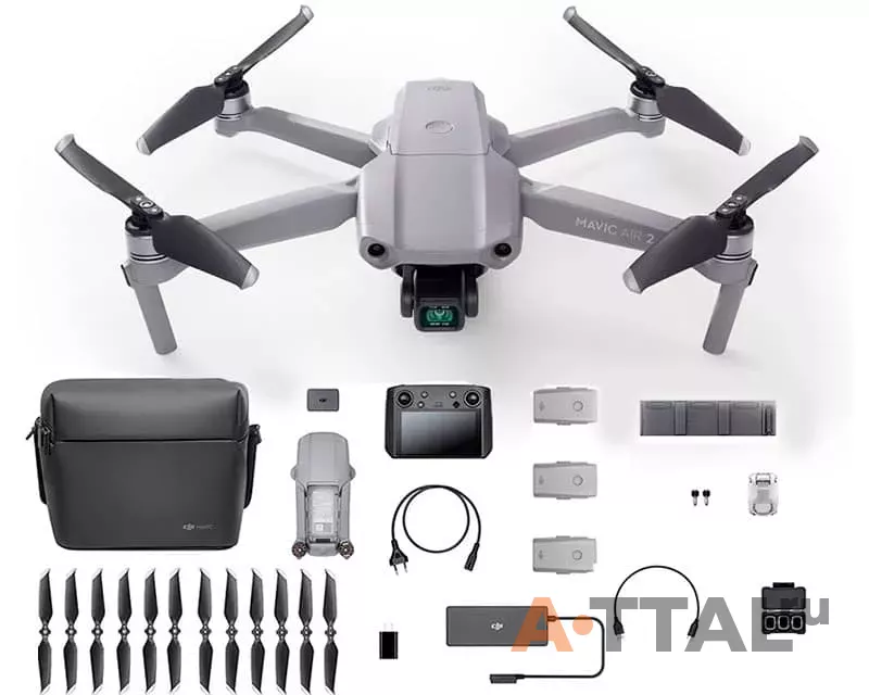 Квадрокоптер DJI Mavic Air 2 Fly More Combo (DJI Smart Controller) фото 4